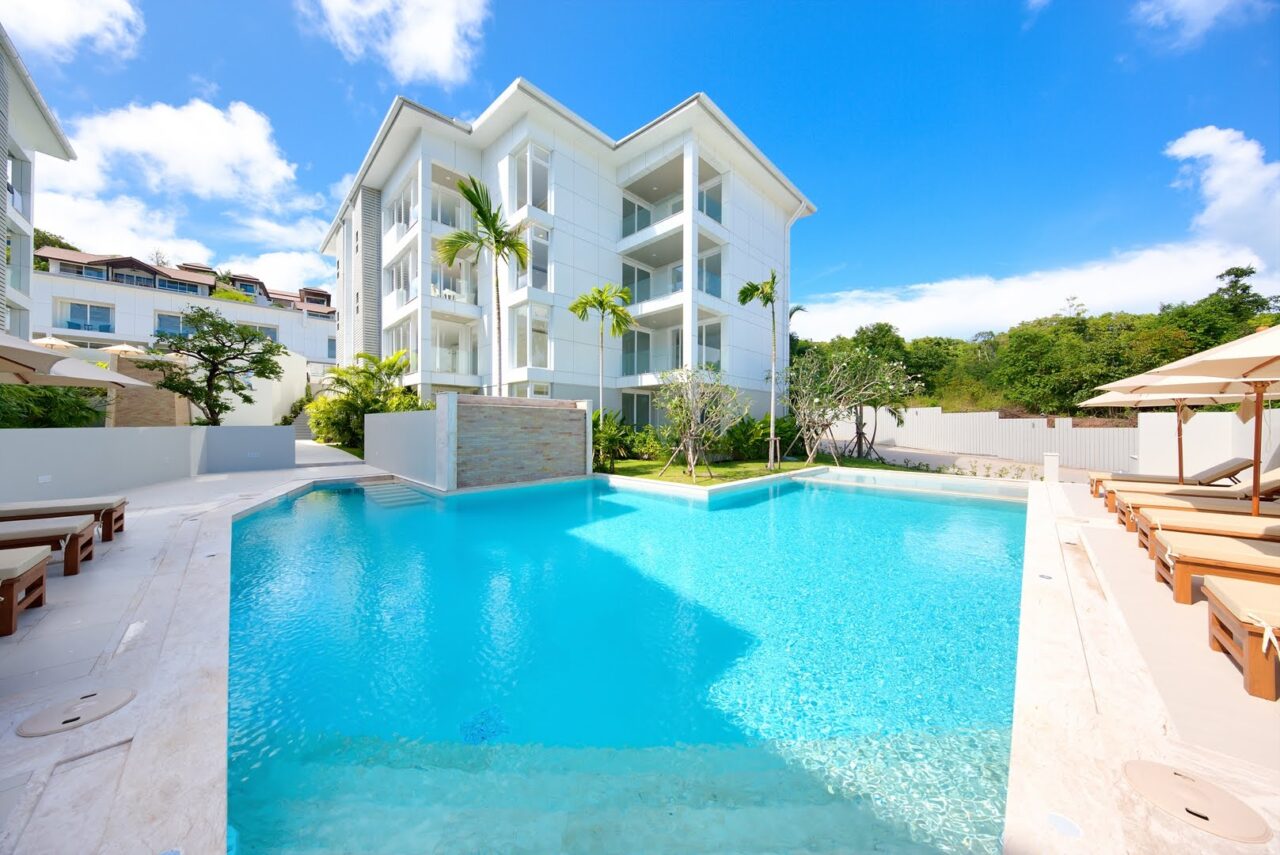 Property id 99t-S. 3 bedroom townhouse with a pool and gym, within walking distance of Choeng Mon Beach