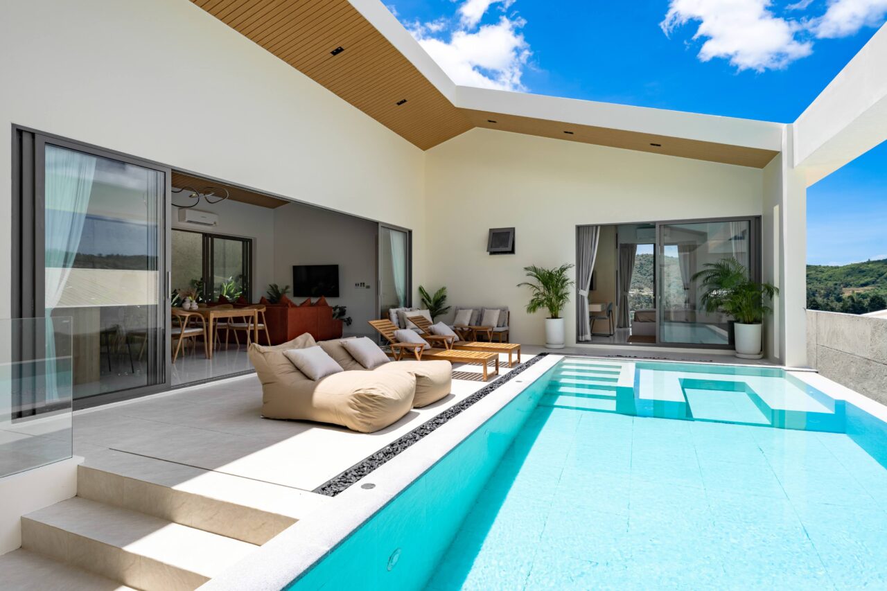 Property id 703 LB. 3 bedroom new villa in Maenam